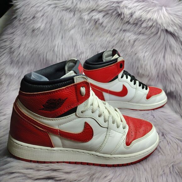 Air Jordan 1 Retro High OG GS Heritage Red Size 6.5 Y / Women’s Sz 8 575441-161 - Picture 2 of 8